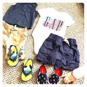 Baby Gap & Old Navy shorts & tanks